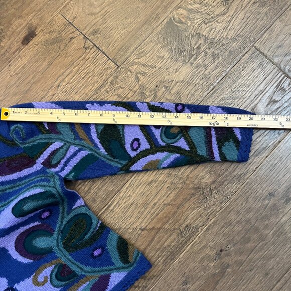 Alpacas Best 100% Baby Alpaca Sweater Small S Handmade Art To Wear Round Neck - Picture 14 of 16